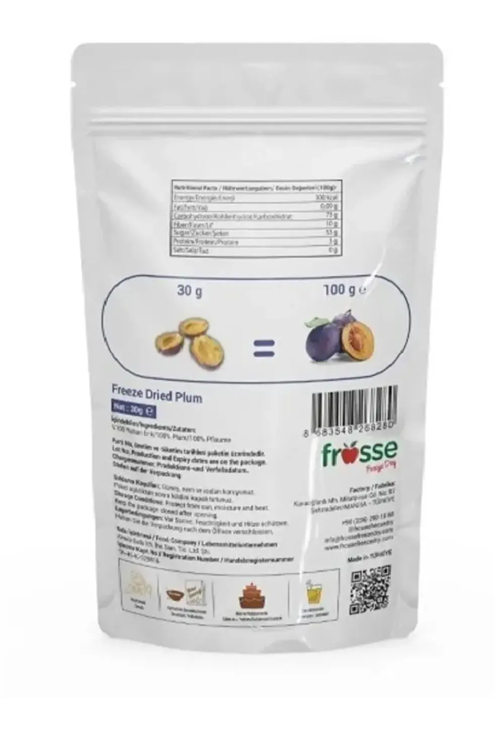 Erik Kıtırı - Freeze Dried - Üretici Firmadan Dondurularak Kurutu