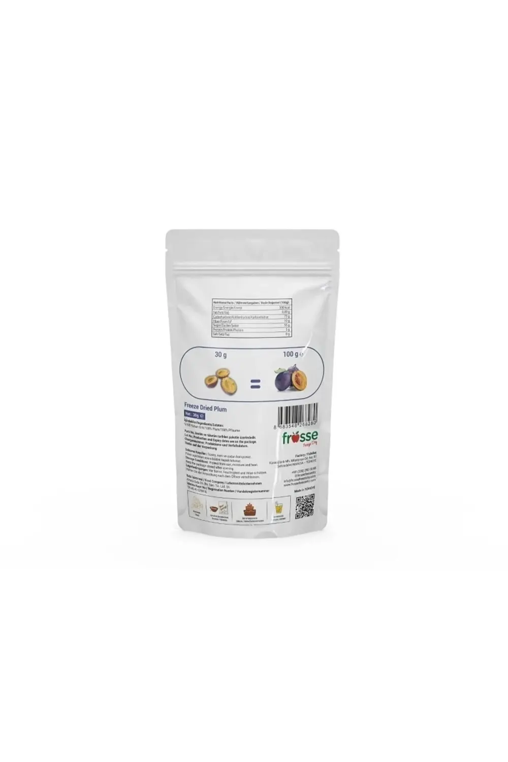 Erik Kıtırı - Freeze Dried - Üretici Firmadan Dondurularak Kurutu