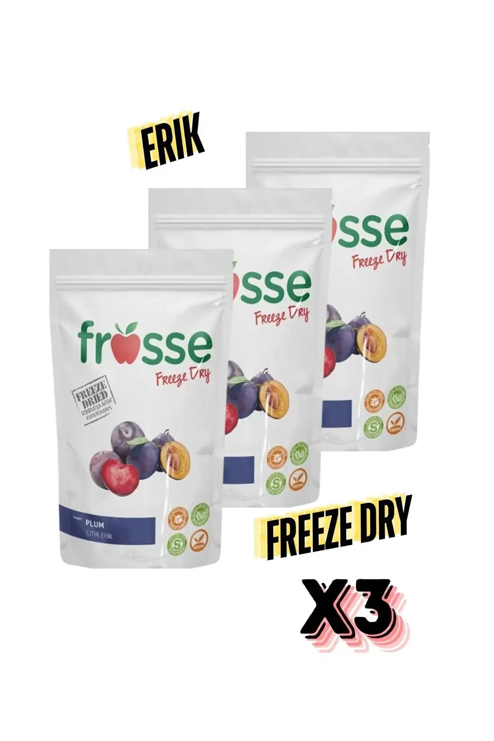 Erik Kıtırı - Freeze Dried - Üretici Firmadan Dondurularak Kurutu