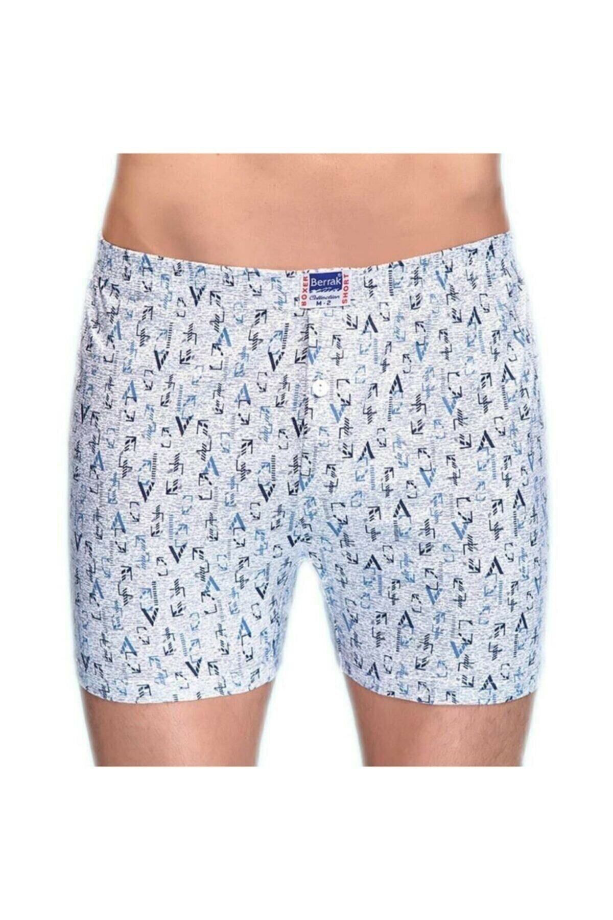 Erkek 10 Adet Karışık Renk Empirme Boxer