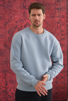Erkek %100 Pamuk Oversize Bisiklet Yaka Basic 3 İplik Kumaş Şardo Erkek %100 Pamuk Oversize Bisiklet Yaka Basic 3 İplik Kumaş Şardo