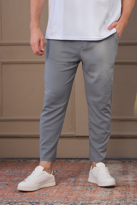 Erkek %100 Pamuk Kısa Paça Pantolon FÜME