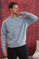 Erkek %100 Pamuk Oversize Bisiklet Yaka Basic 3 İplik Kumaş Şardo Erkek %100 Pamuk Oversize Bisiklet Yaka Basic 3 İplik Kumaş Şardo