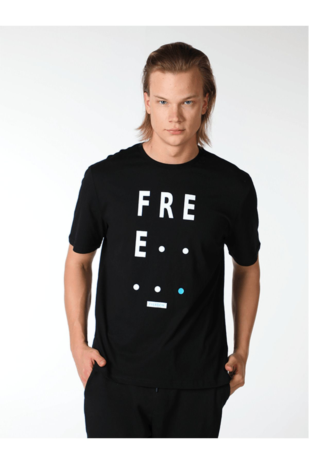 Defys Erkek Bisiklet Yaka Kisa Kollu Regular Fit Baskili 3'Lü Tişört Se