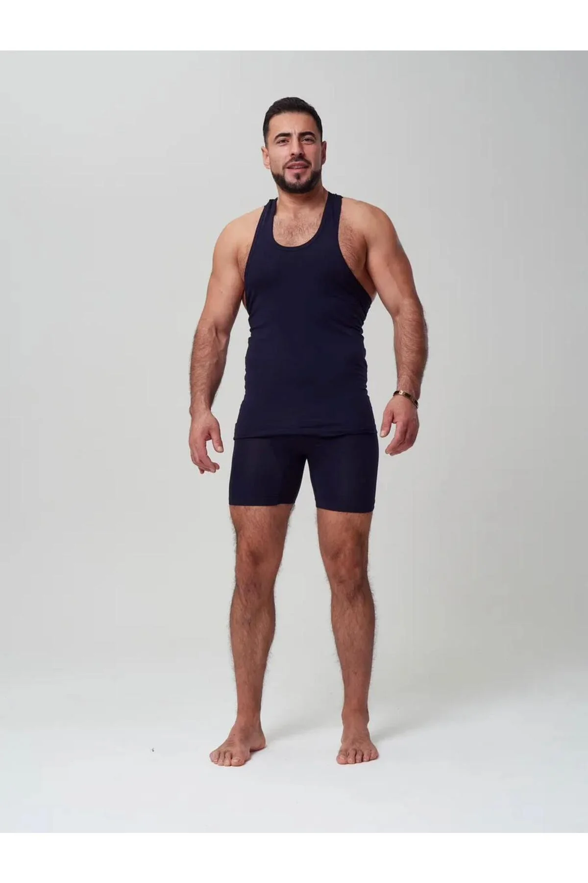 Erkek 3'lü Beyaz-Mavi-Lacivert Takım Özel Kutuda Uzun Kesim Boxer + Sporcu Atlet Erkek 3'lü Beyaz-Mavi-Lacivert Takım Özel Kutuda Uzun Kesim Boxer + Sporcu Atlet - Görsel 5