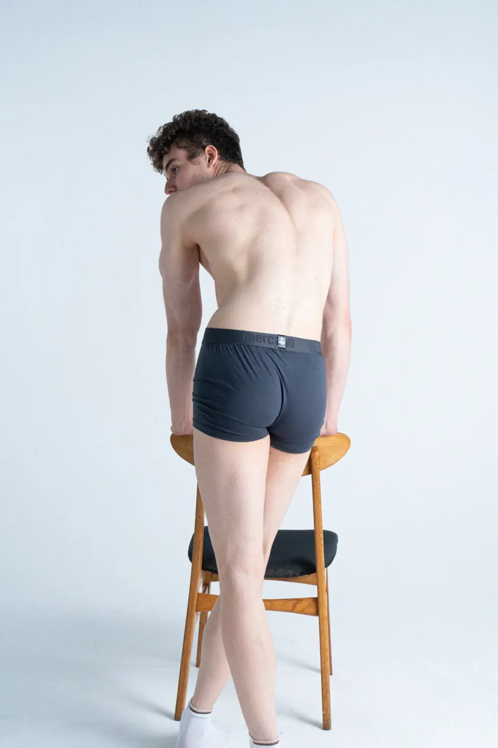 Erkek 3'lü Çok Renkli Esnek Pamuklu Likralı Boxer (SİYAH BORDO AN