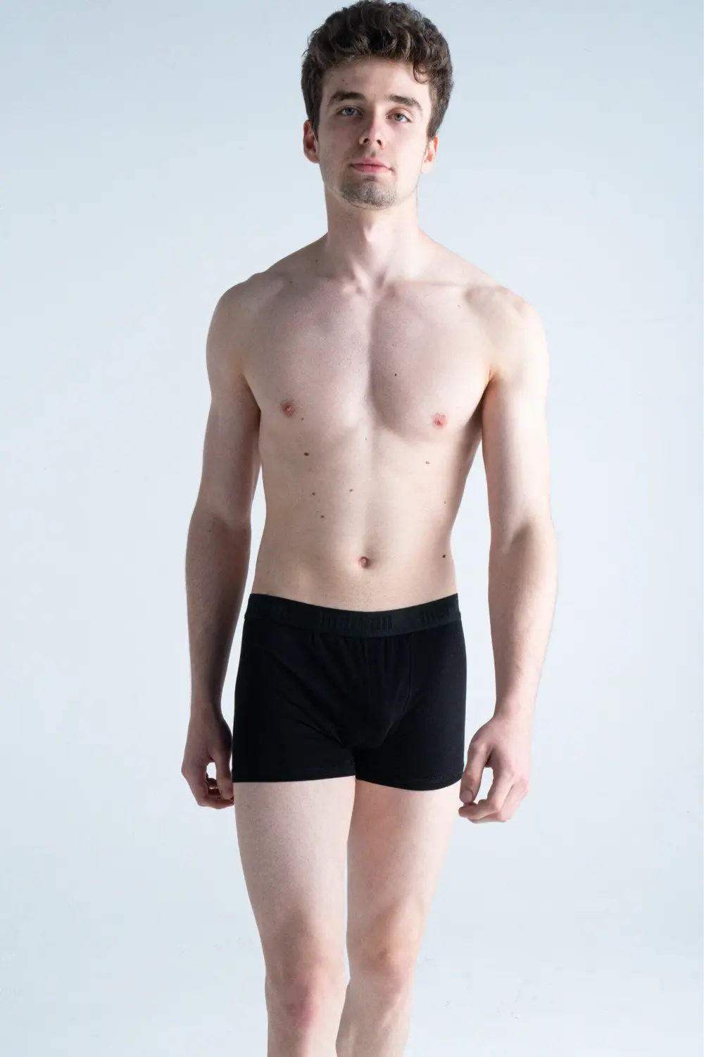 Erkek 3'lü Çok Renkli Esnek Pamuklu Likralı Boxer (SİYAH BORDO AN