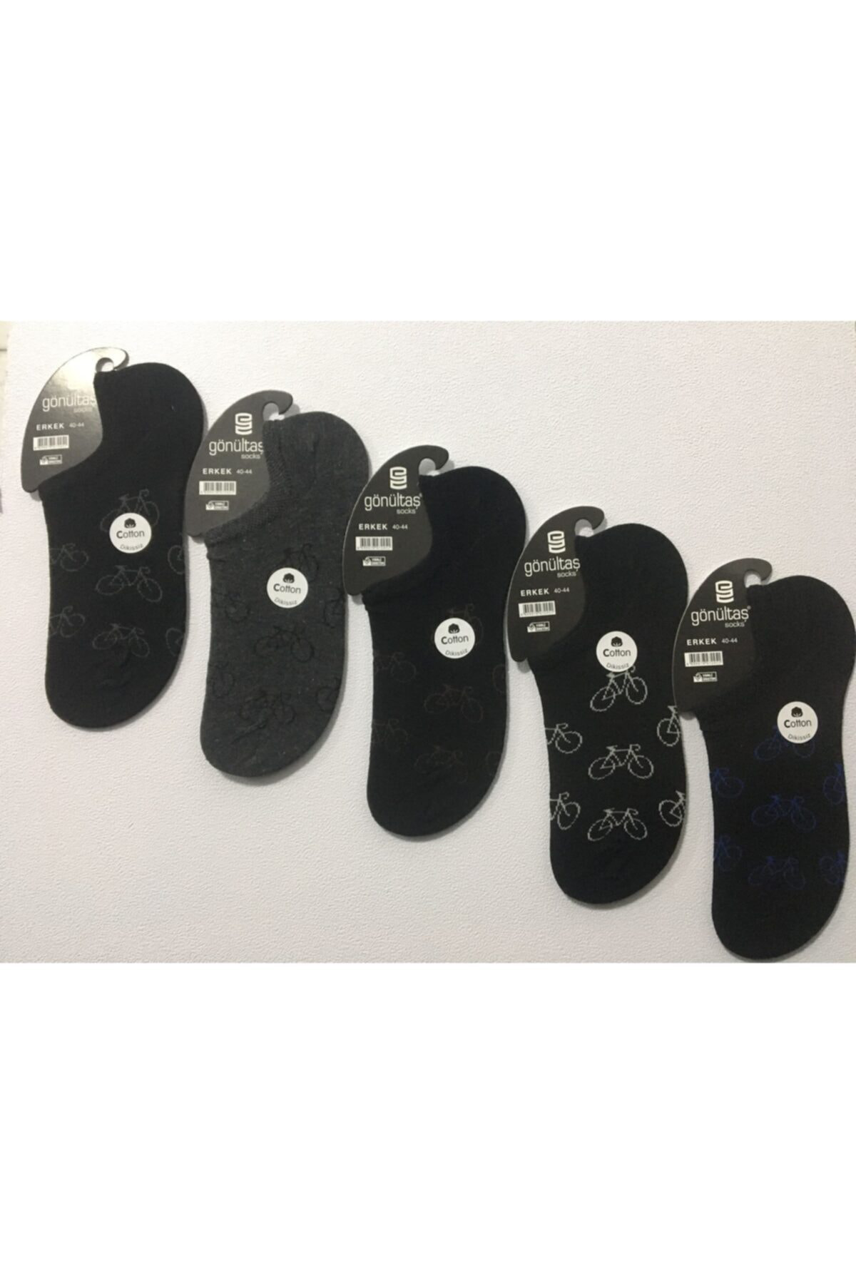 Erkek 6 Çift Dikişsiz Bambu  Patik Çorap