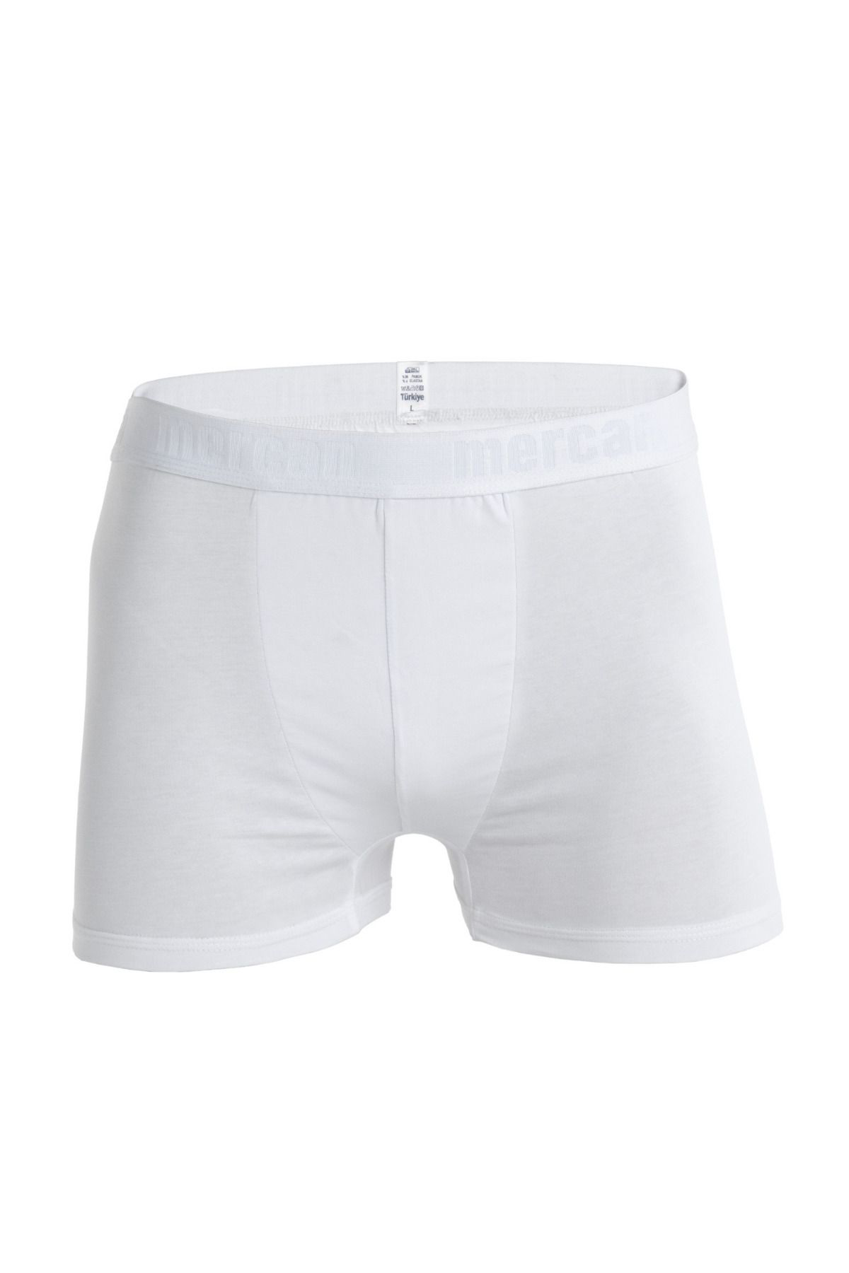 Mercan Erkek 6'Lı Pamuklu Likralı Esnek Kumaş Boxer