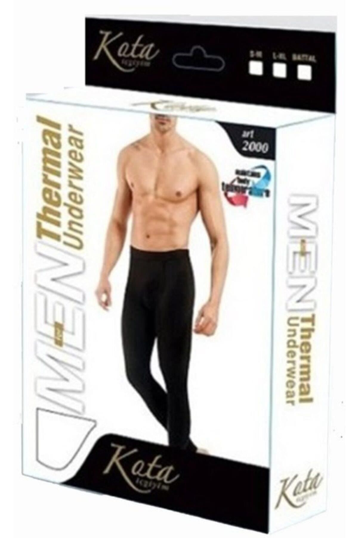 Kota Erkek Alt-Üst Takım Termal Tayt Ve Termal Uzun Kol Fanila