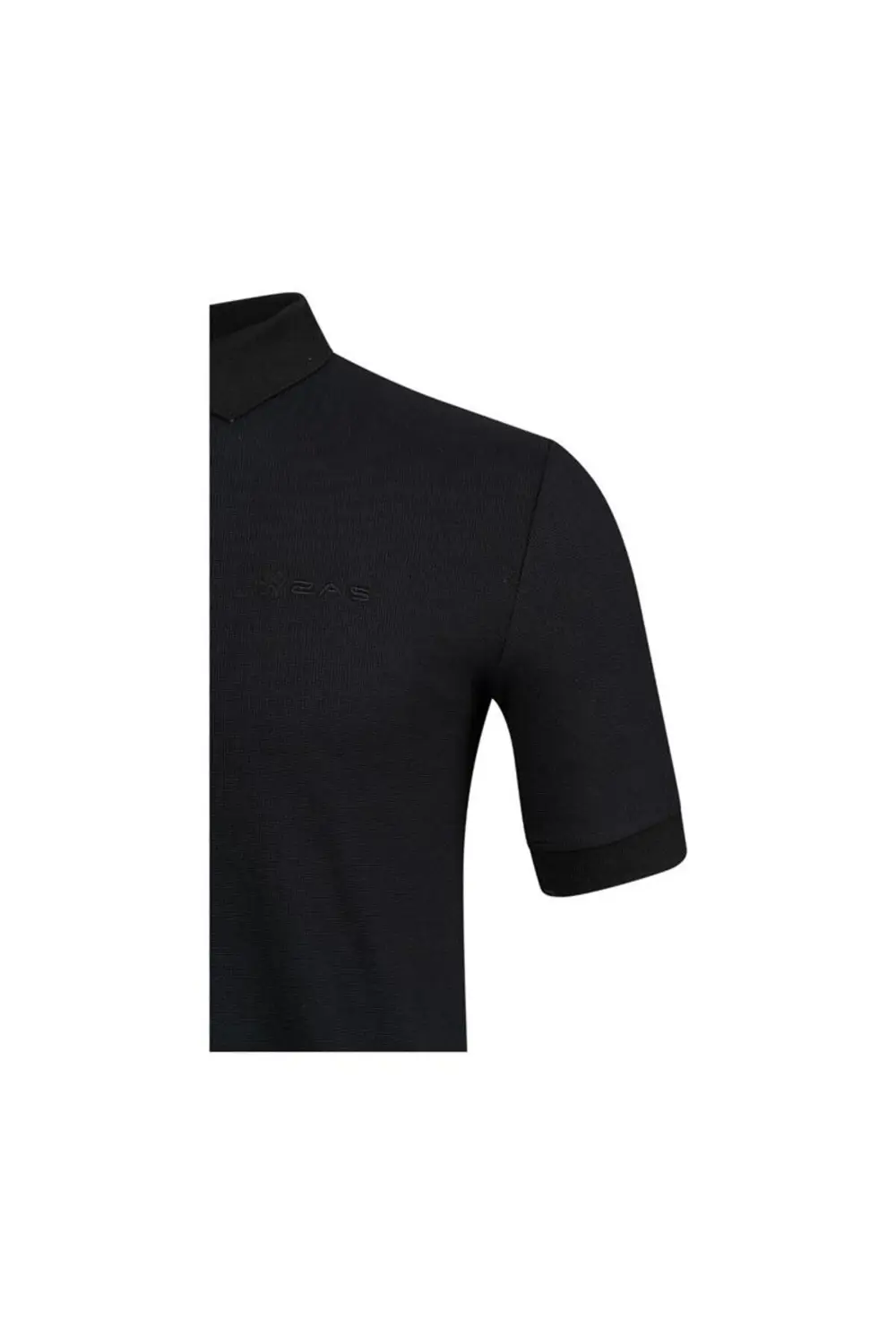 Erkek Aluna Polo Yaka T-shirt 2023alu Siyah