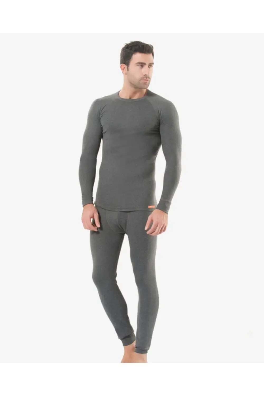 Erkek Antrasit Termal Takım Set 1651-g
