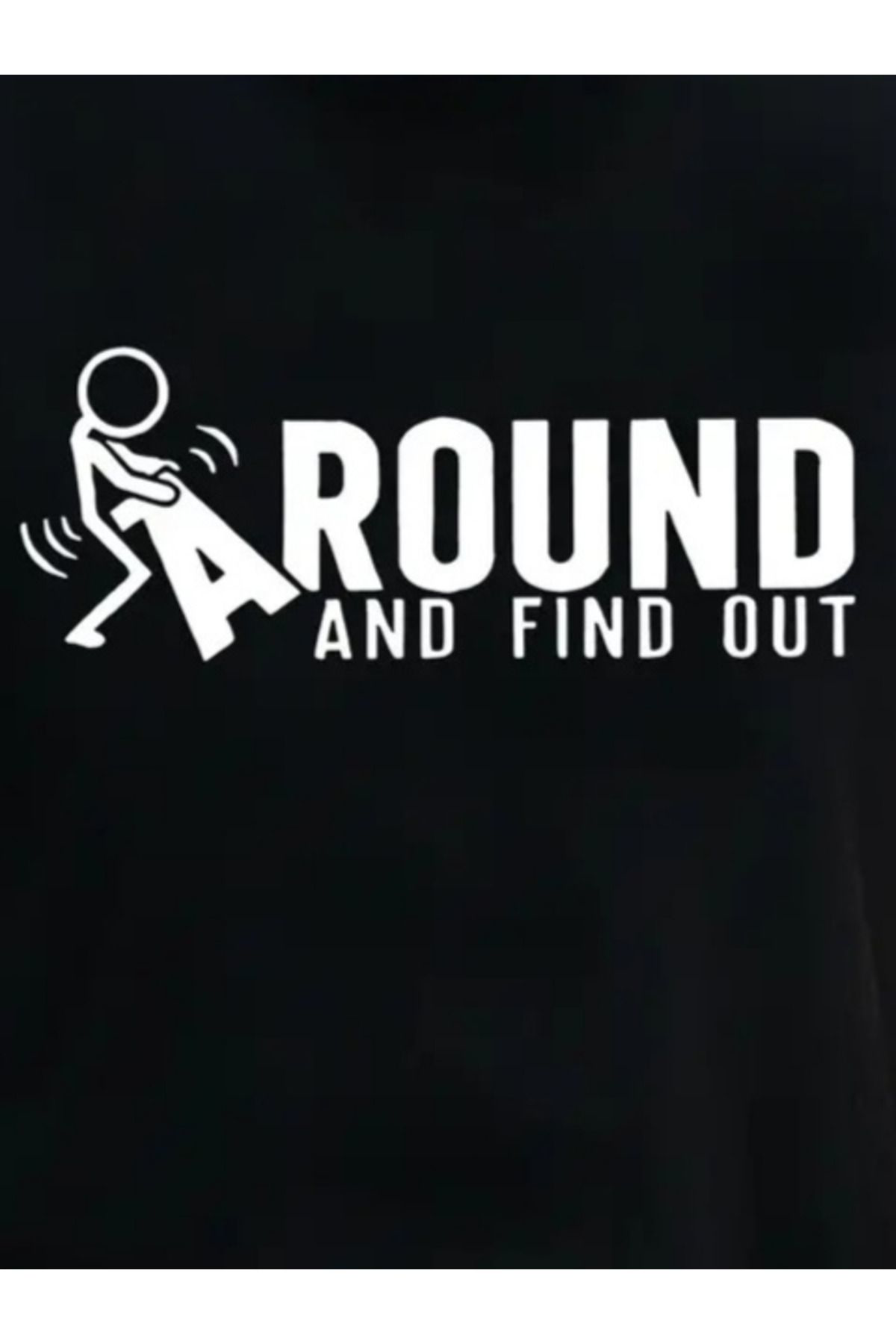 Erkek Around Baskılı Süprem T-shirt