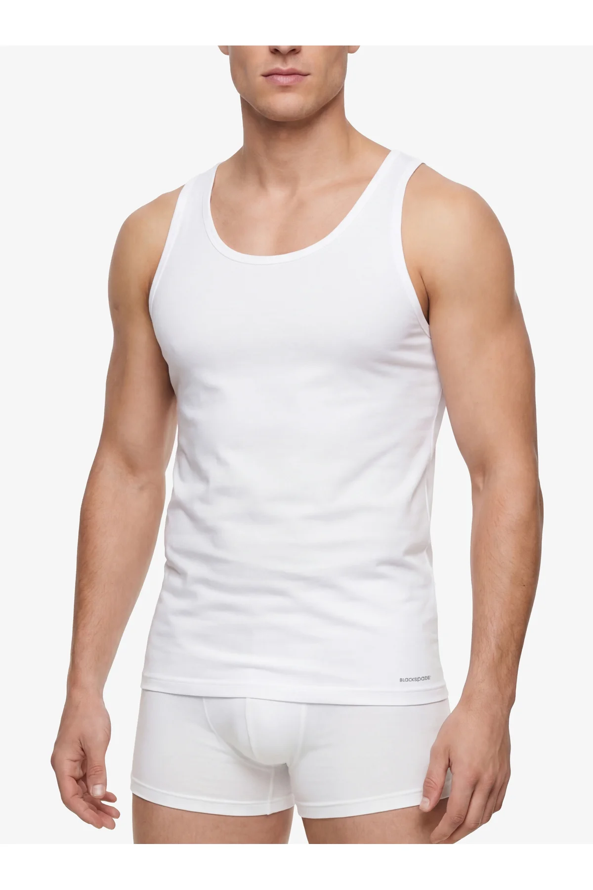 Erkek Atlet 2li Paket Loose Fit 9225 - Beyaz