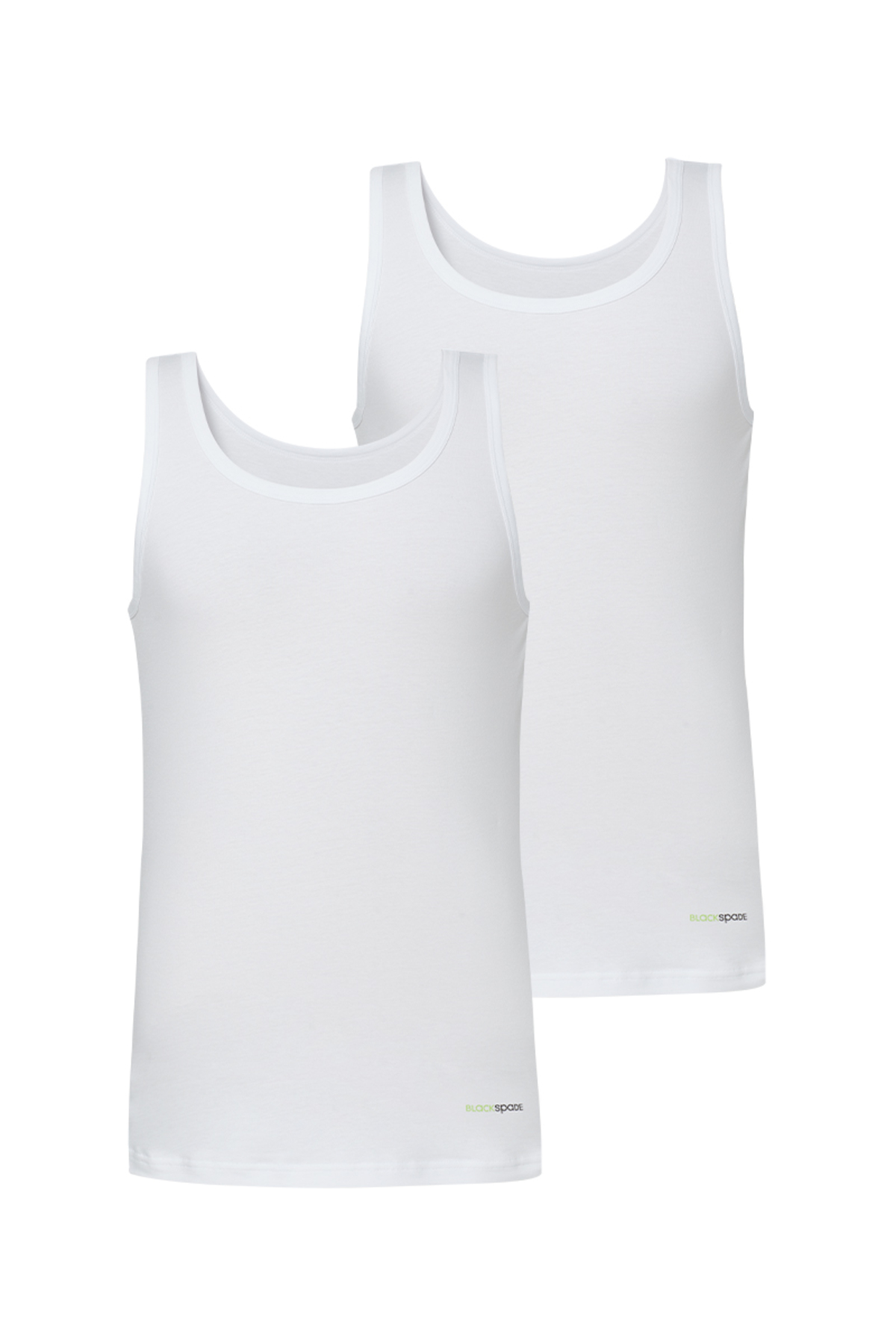 Blackspade Erkek Atlet 2Li Paket Tender Cotton 9678 - Beyaz