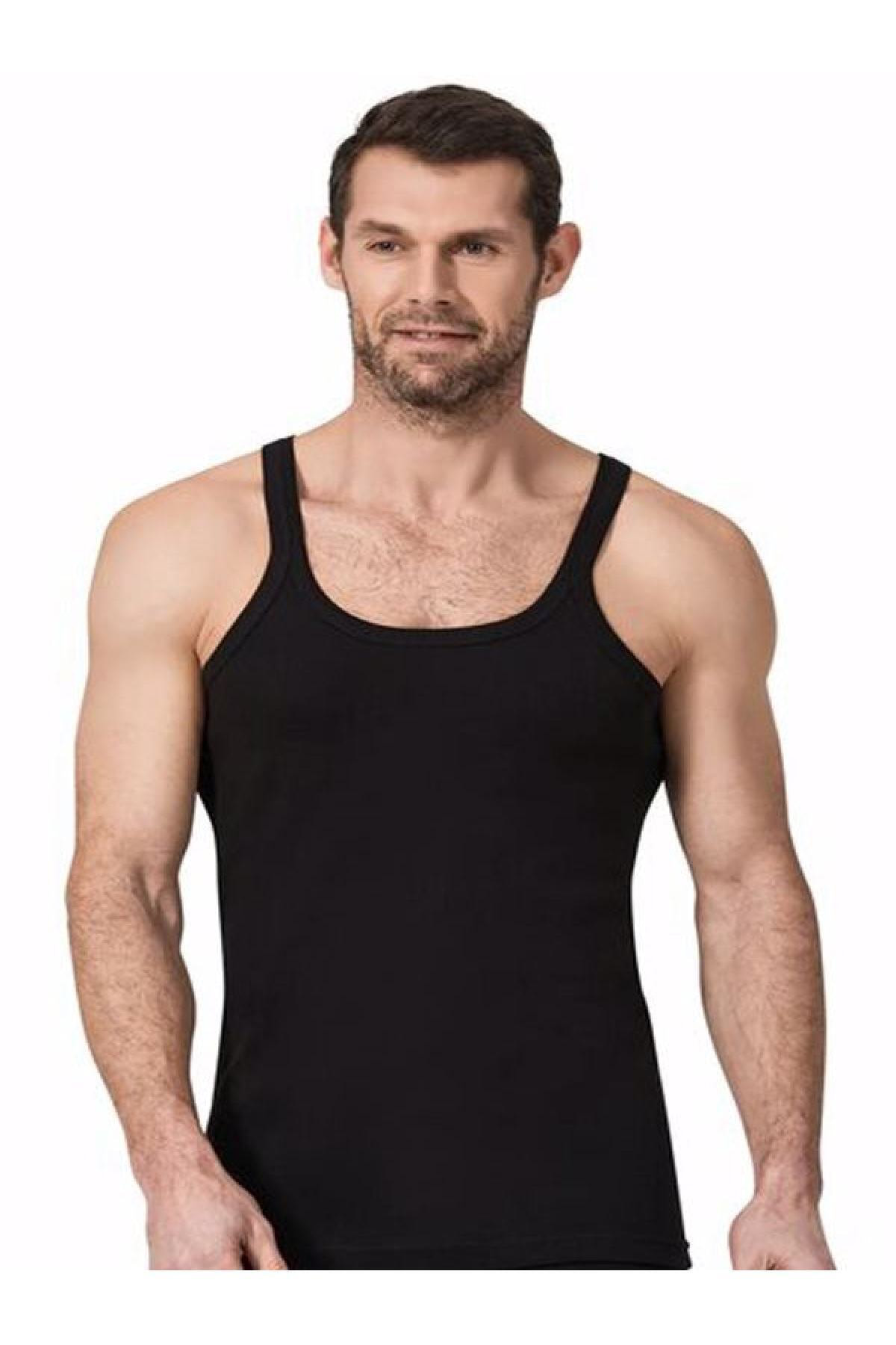 Erkek Atlet Ince Askılı Ribana Atlet 3'lü Paket Pariaso Home