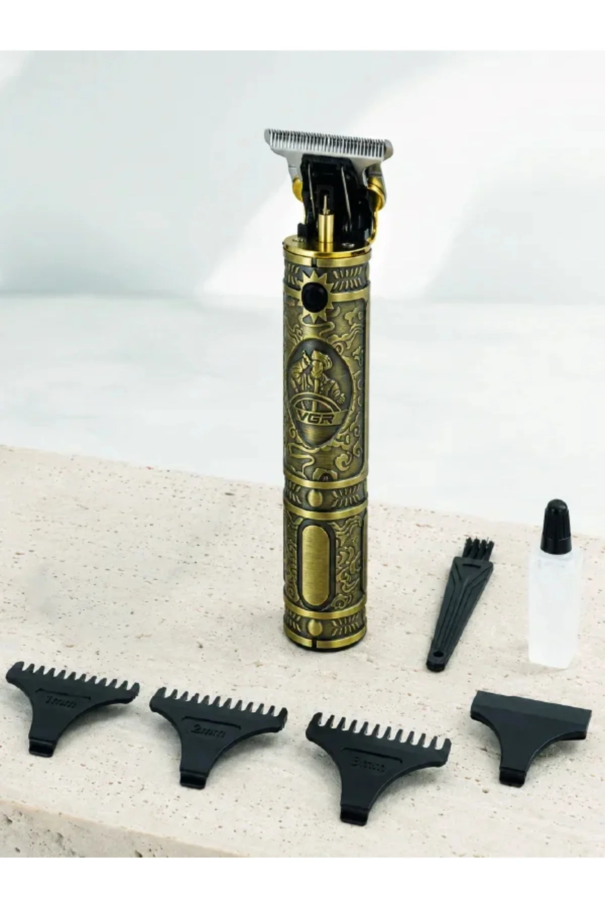 Erkek Bakım Tıraş Makinesi 1500 mAh Lityum Batarya 1 mm 2 mm 3 mm Taraklı