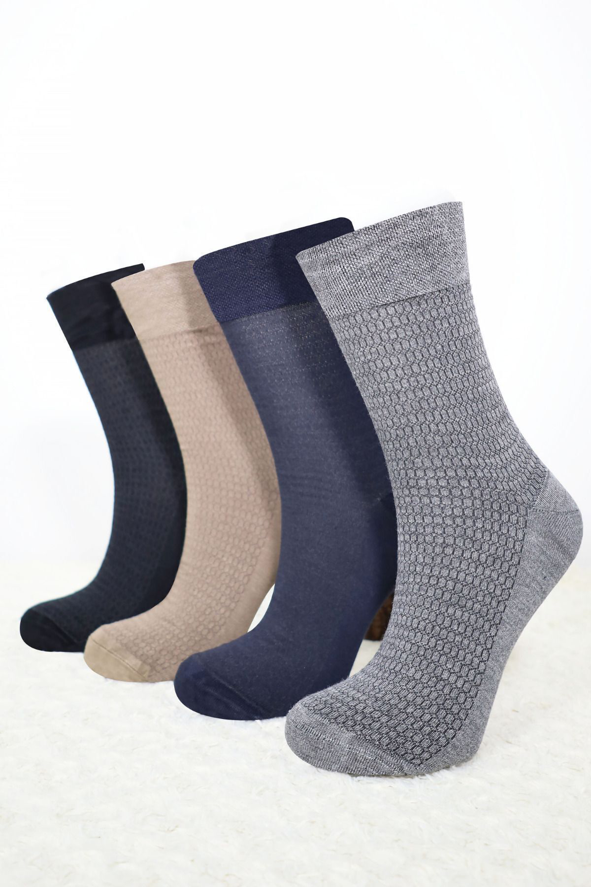 Kral Socks Erkek Bambu  Burun Dikişsiz Soft Yikamali Parfümlü Uzun Çorap