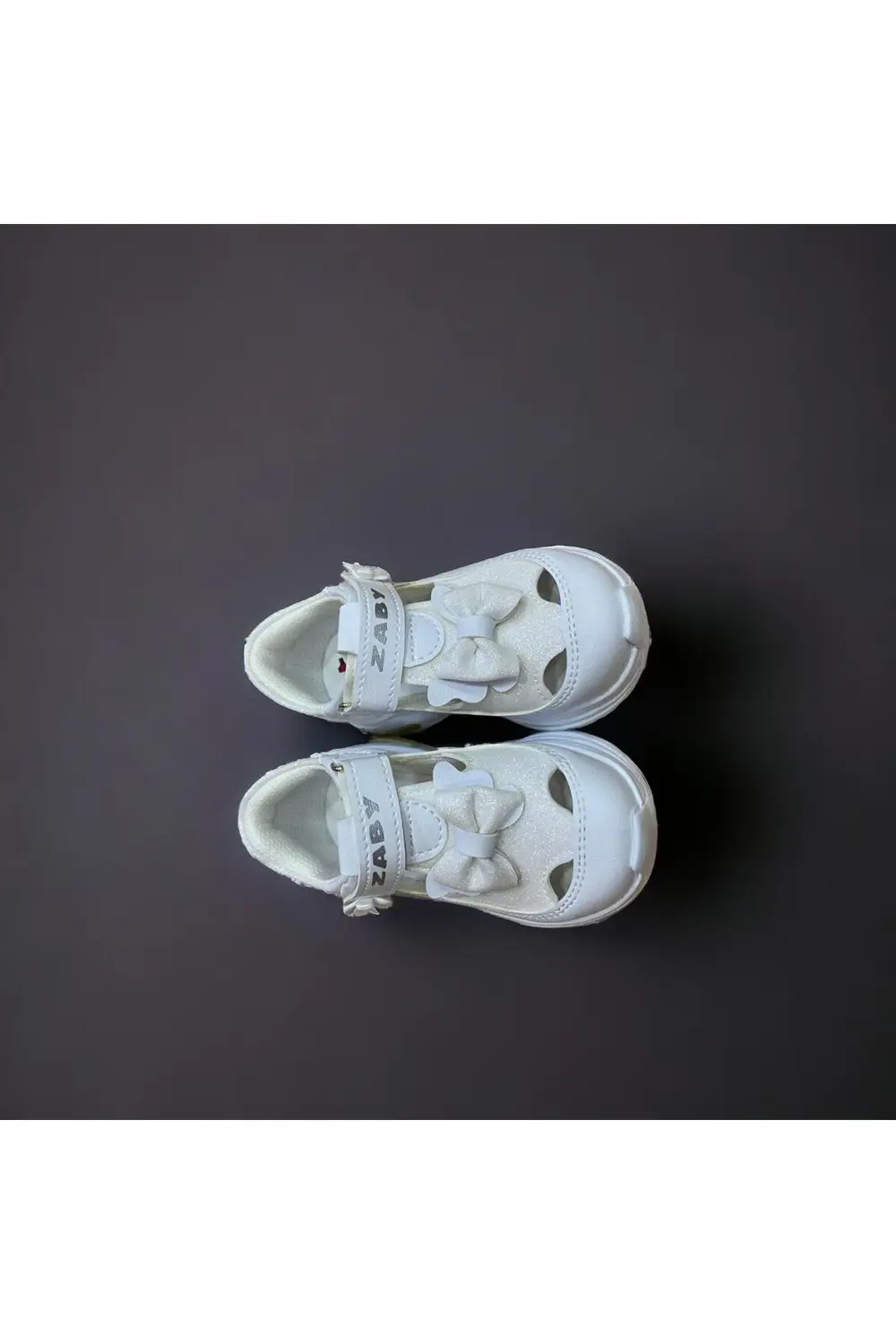 Erkek Bebe Ortopedik Cırtlı Esnek Hafif Nefes Alabilen Beyaz Laci