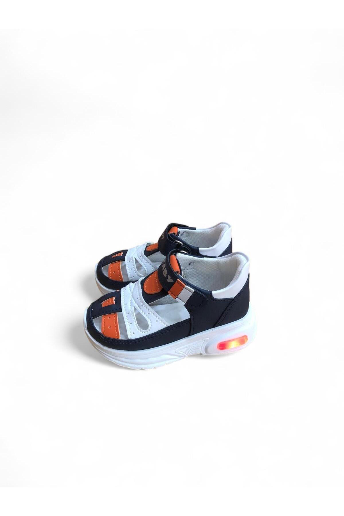 Cihanshoes Erkek Bebe Ortopedik Cirtli Esnek Hafif Nefes Alabilen Beyaz Laci