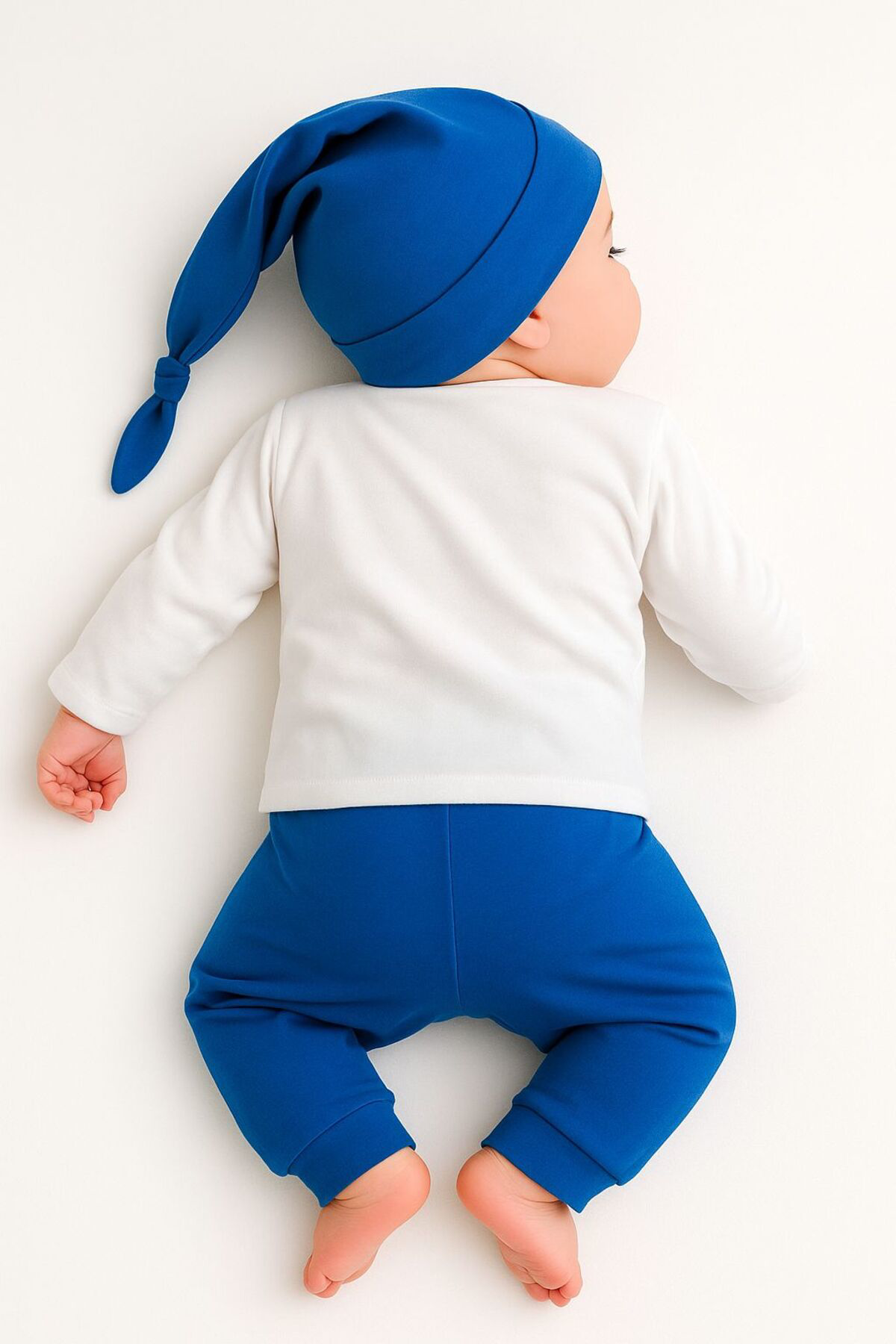 Oz Baby Erkek Bebek Pamuklu Dinozor Desenli %100 Pamuk 3’Lü Takım