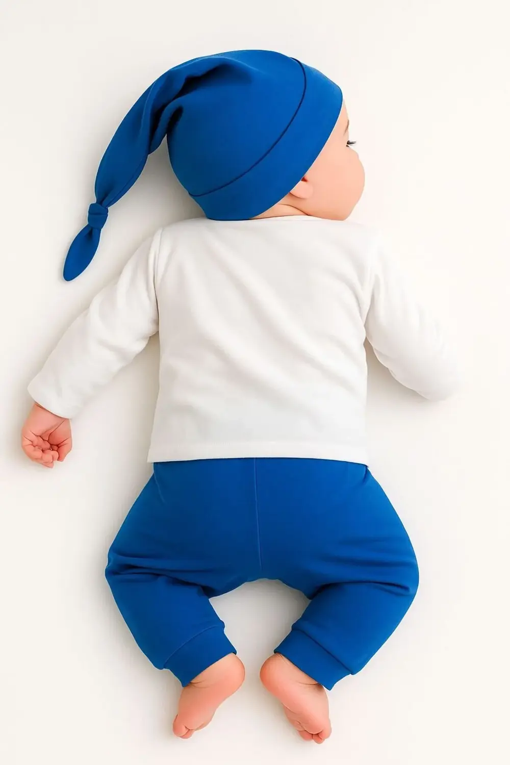 Erkek Bebek Pamuklu Dinozor Desenli %100 Pamuk 3’lü Takım