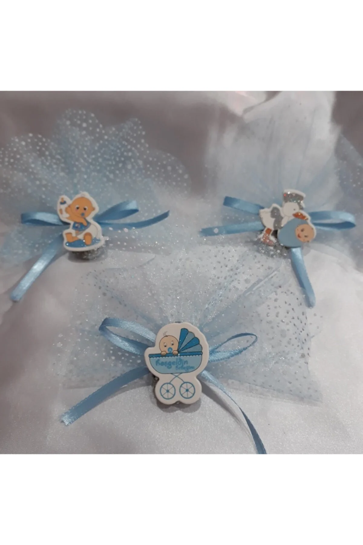 Erkek Bebek Süsü Karışık 30 Lu