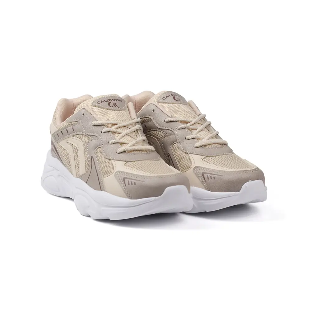 Erkek Bej Günlük Spor Ayakkabı Rahat Yürüyüş Koşu Sneaker Hafif T