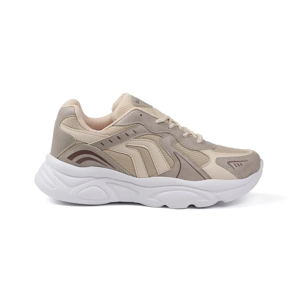 Erkek Bej Günlük Spor Ayakkabı Rahat Yürüyüş Koşu Sneaker Hafif T