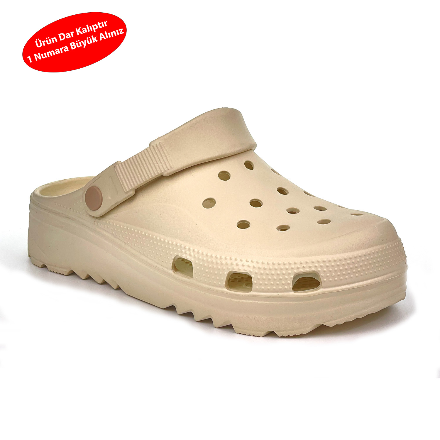 Kajila Erkek Bej Ortopedik Rahat Günlük Plaj Sandalet