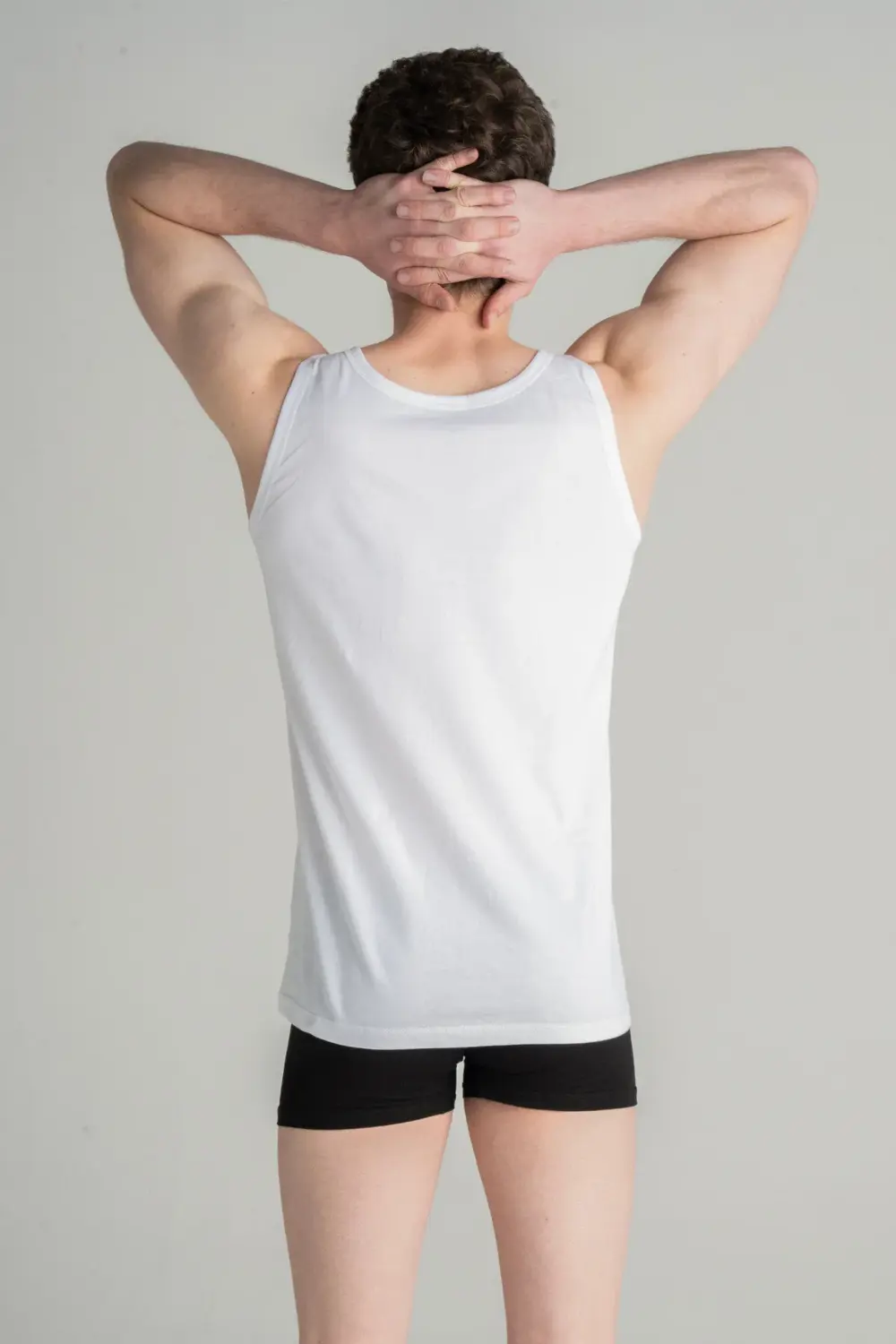 Erkek Beyaz %100 Pamuklu Penye Askılı Atlet