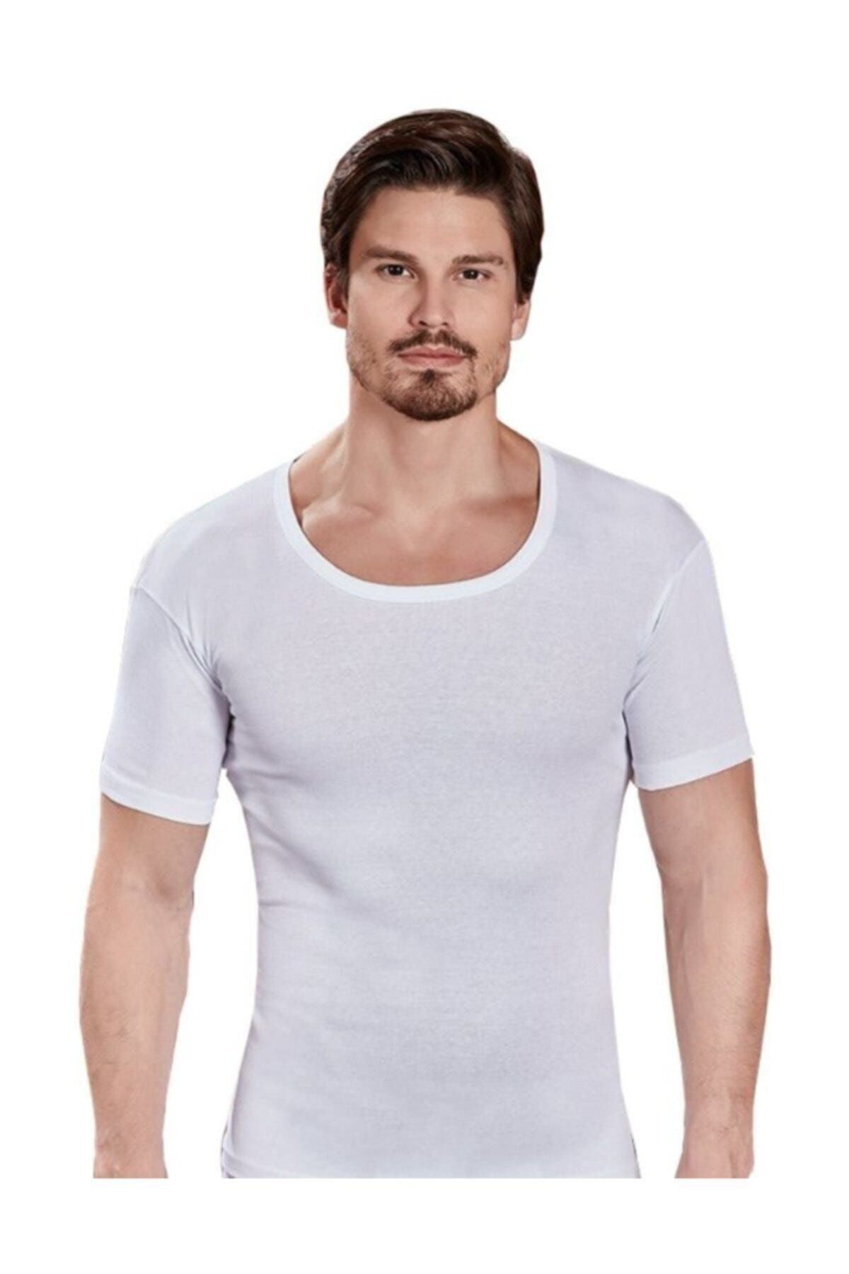 Berrak Erkek Beyaz 6'Lı Paket Fanila