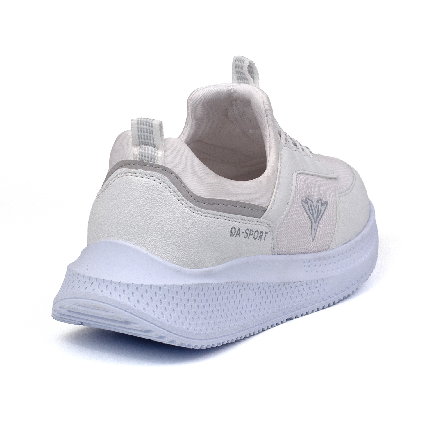 Kajila Erkek Beyaz Bağcıksız Esnek Çok Hafif Günlük Sneaker Spor Ayakkab