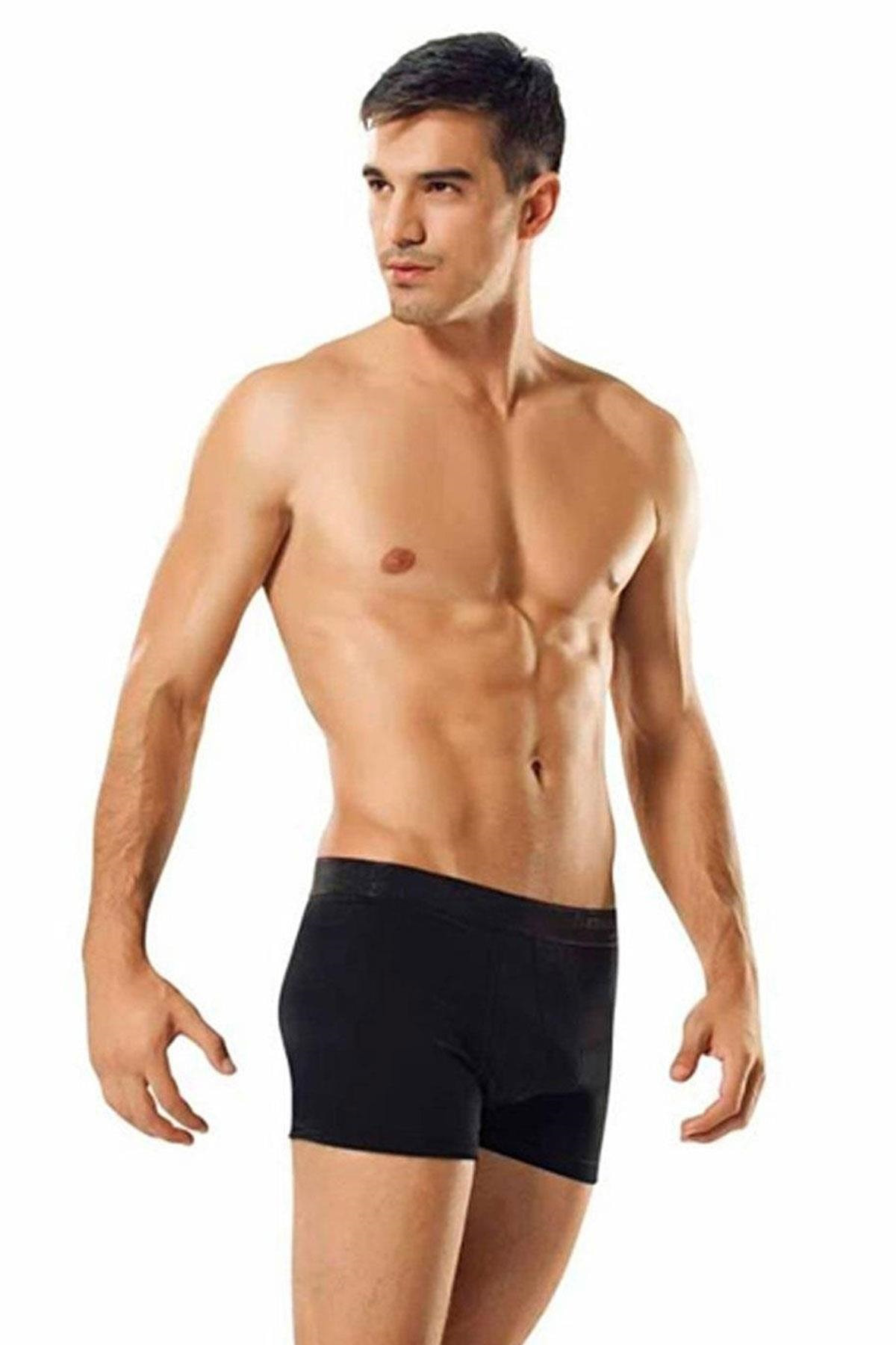 Erkek Beyaz Boxer 6'lı Paket