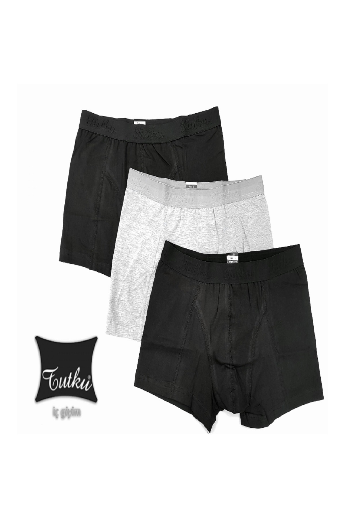 Erkek Beyaz Boxer 6'lı Paket