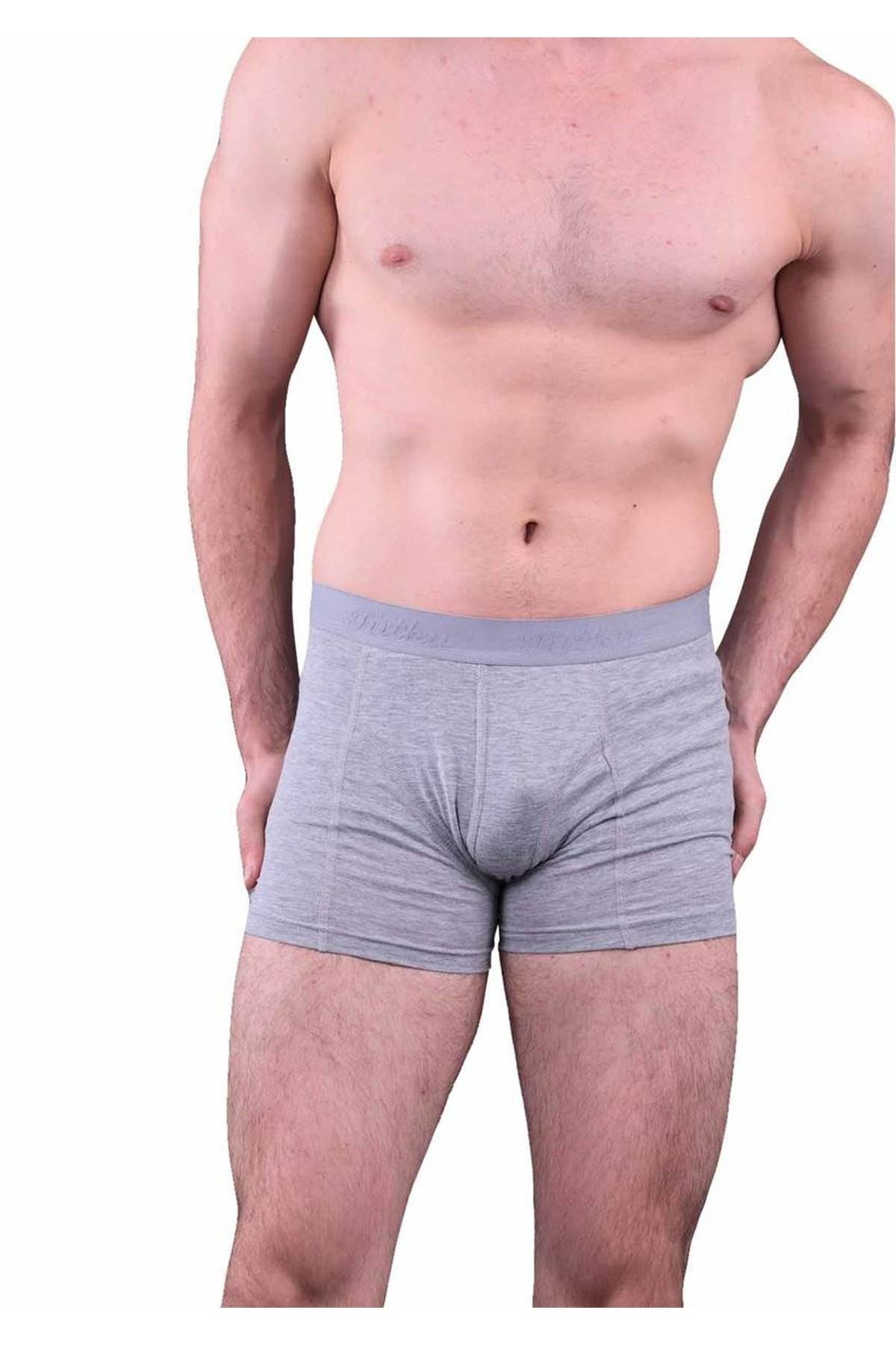 Erkek Beyaz Boxer 6'lı Paket