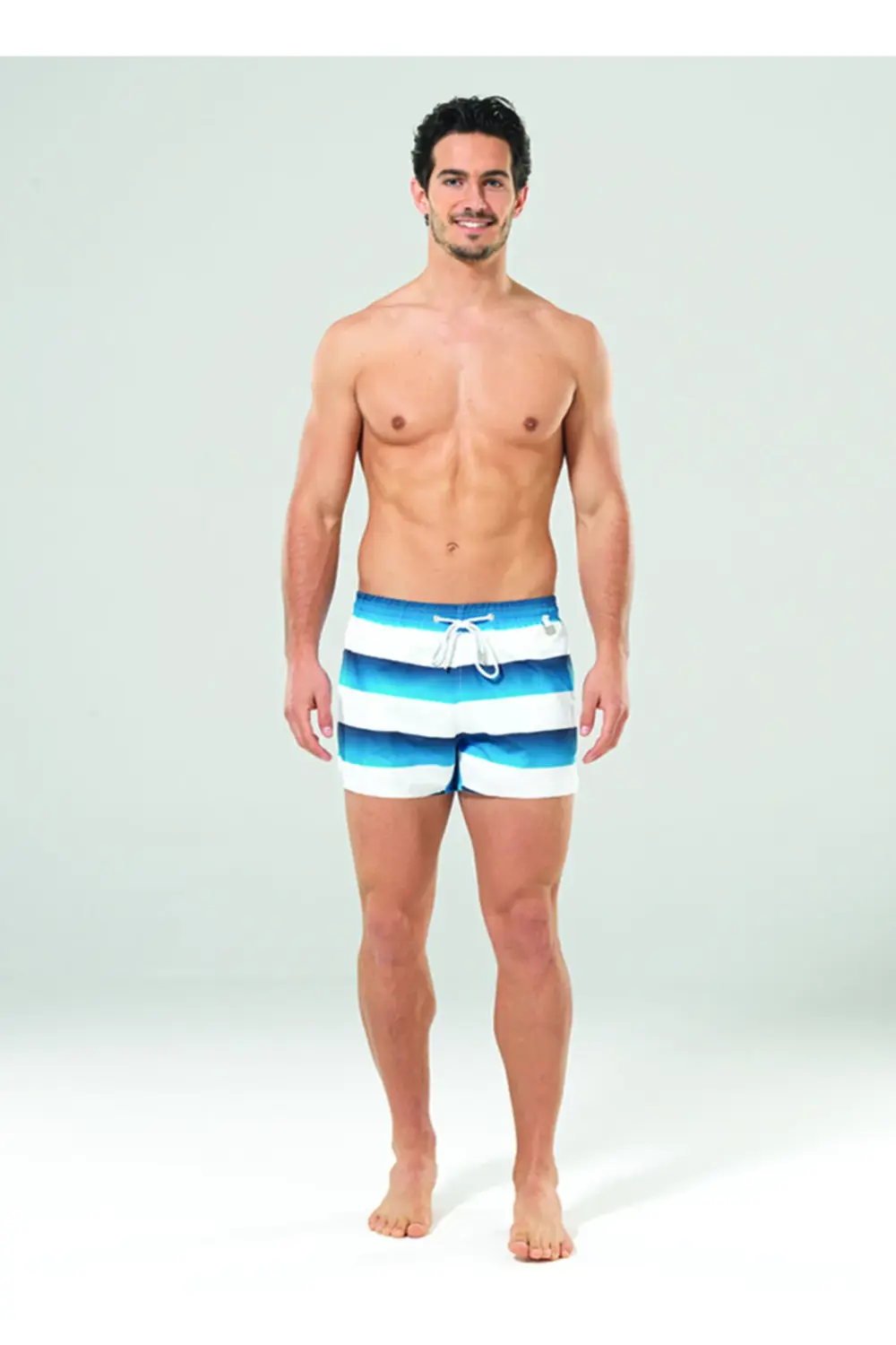 Erkek Beyaz Deniz Şortu 8808