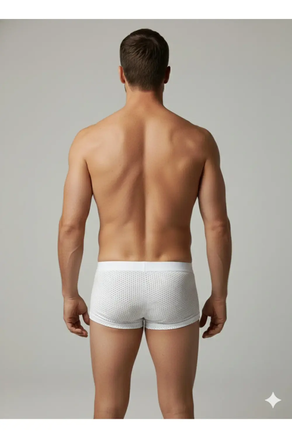 Erkek Beyaz File Boxer