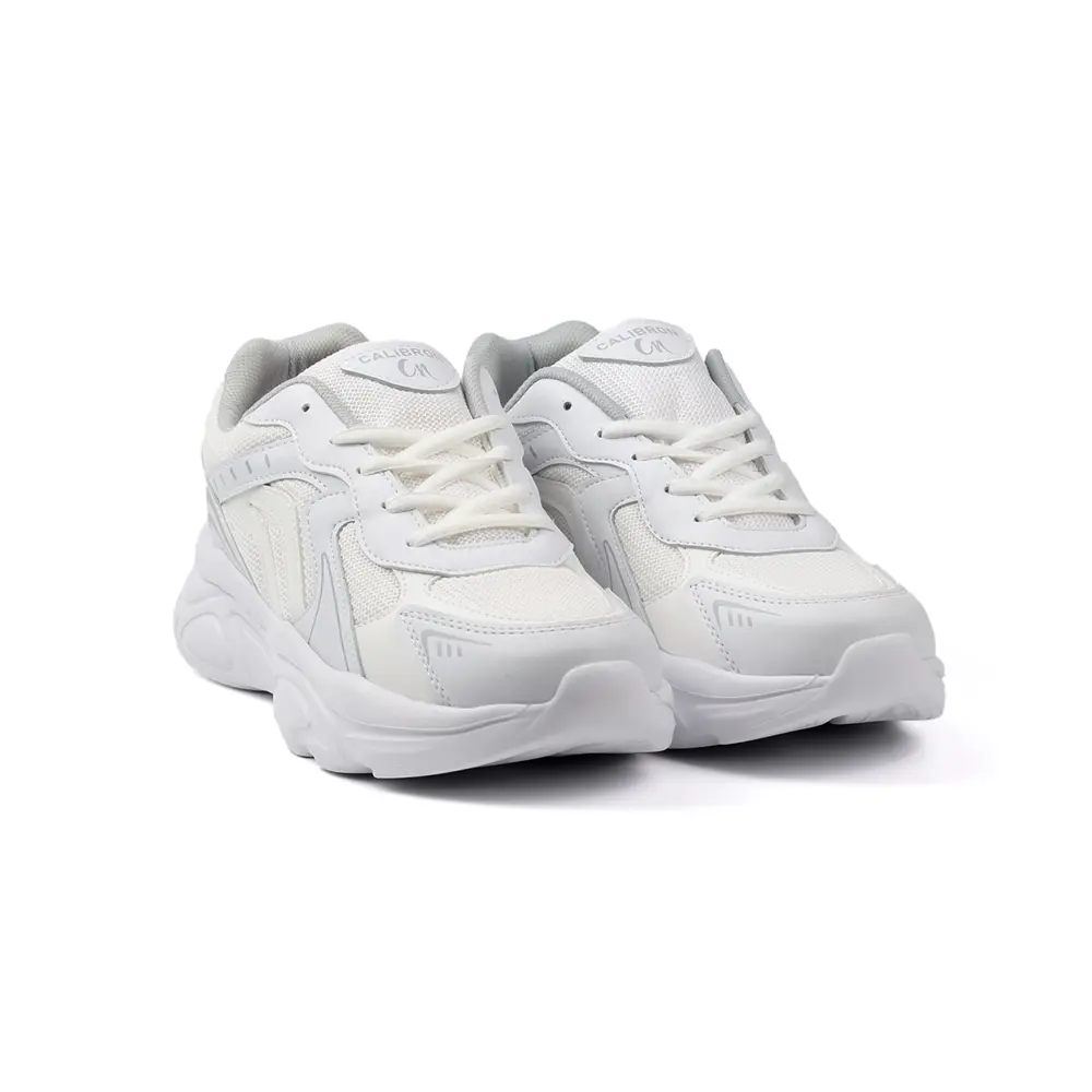 Erkek Beyaz Günlük Spor Ayakkabı Rahat Yürüyüş Koşu Sneaker Hafif
