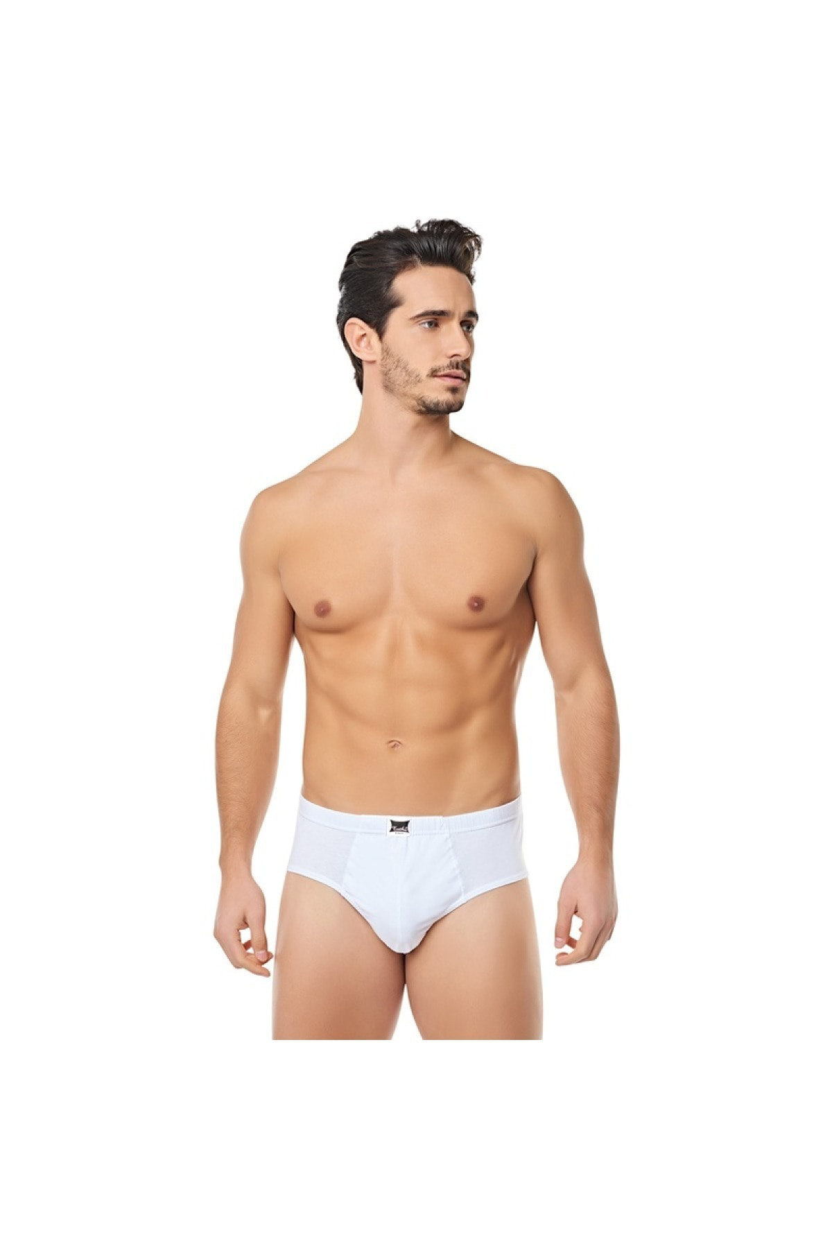 Erkek Beyaz  Paket Pamuklu Penye Külot 6 lı