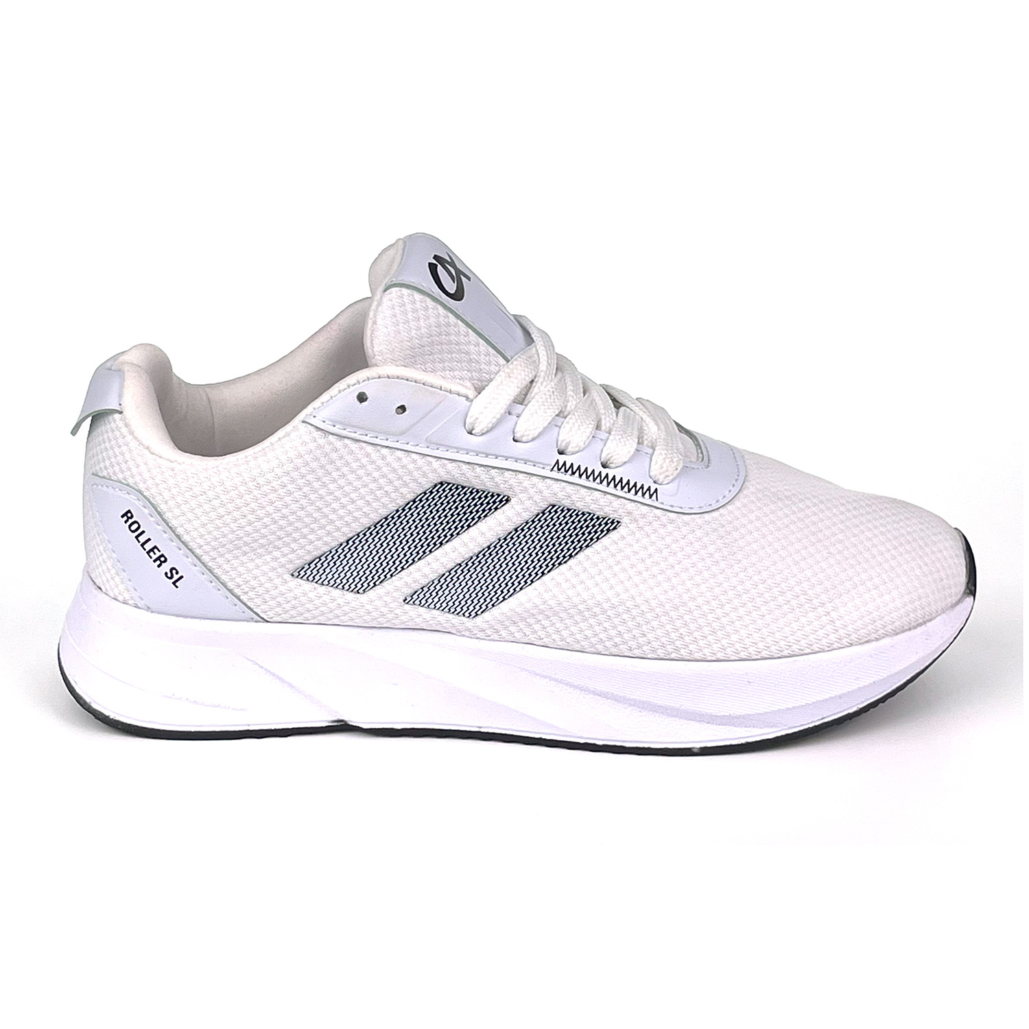 Kajila Erkek Beyaz Siyah Bağcıklı Nefes Alan Esnek Hafif Günlük Sneaker 