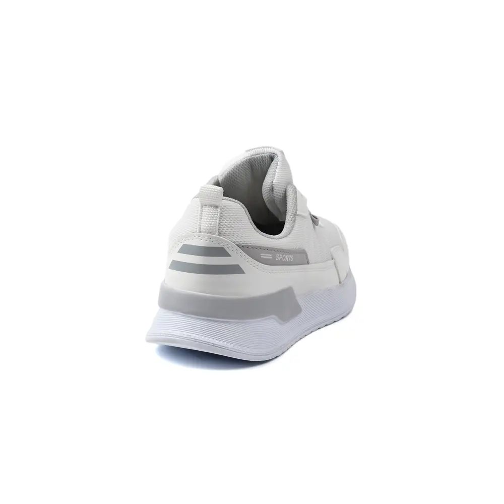 Erkek Beyaz Spor Ayakkabı Rahat Yürüyüş Koşu Günlük Sneaker Bağcı