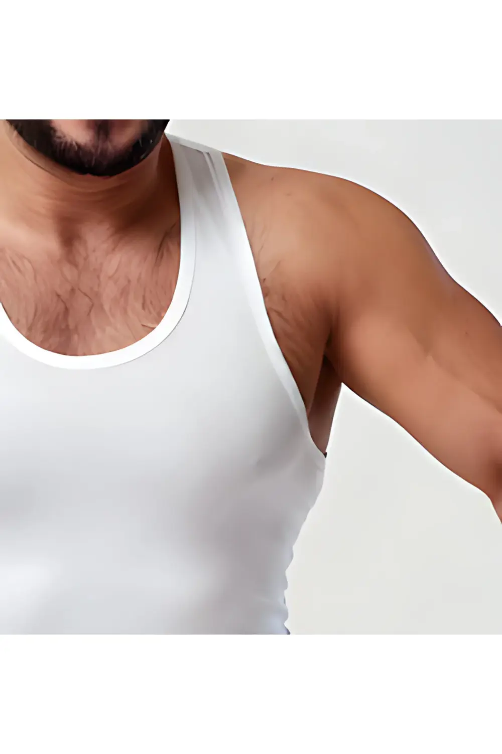 Erkek Beyaz Takım Özel Kutuda Uzun Kesim Boxer Sporcu Atlet