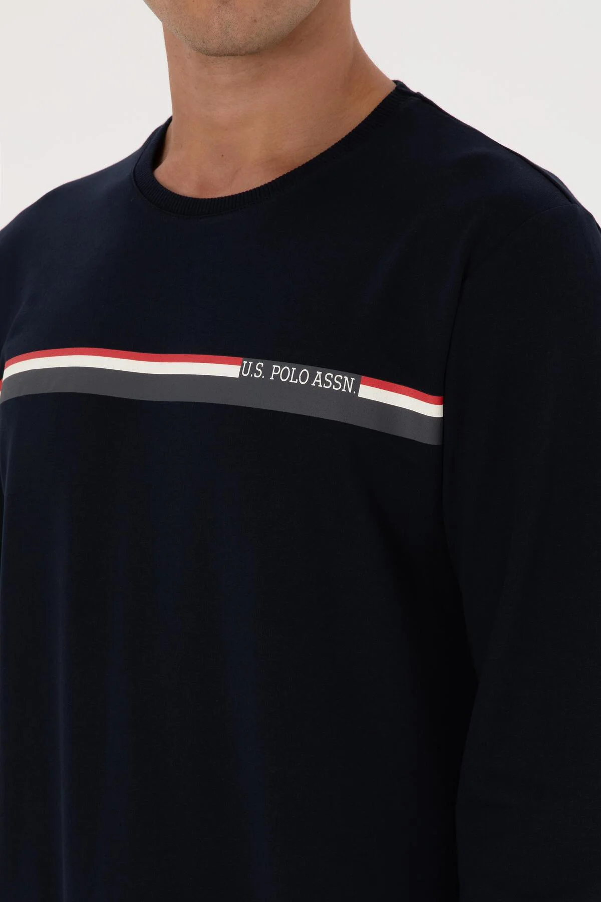 Erkek Bisiklet Yaka Uzun Kollu Pijama Takımı S26925 RAHAT KUMAŞ