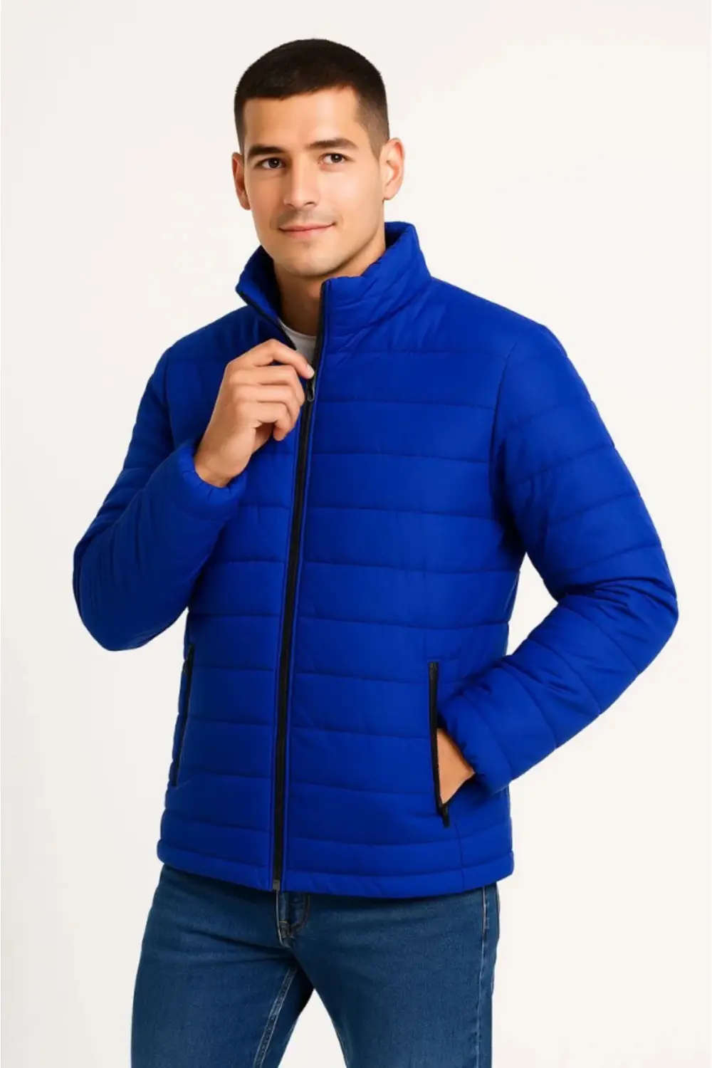 Erkek Bomber Mont Ceket – Su İtici Kumaş, Kapitone Astarlı, Fermu