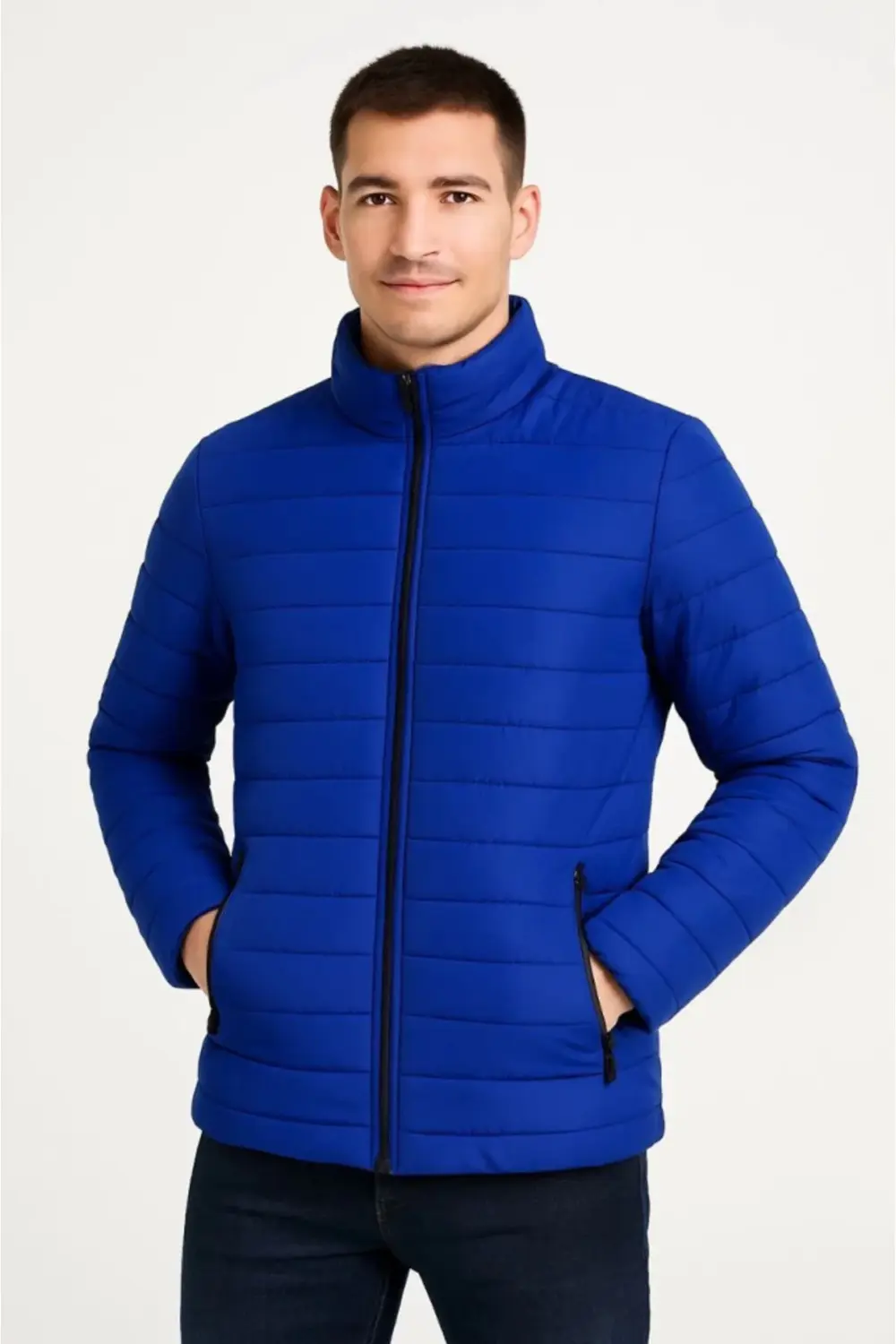 Erkek Bomber Mont Ceket – Su İtici Kumaş, Kapitone Astarlı, Fermu