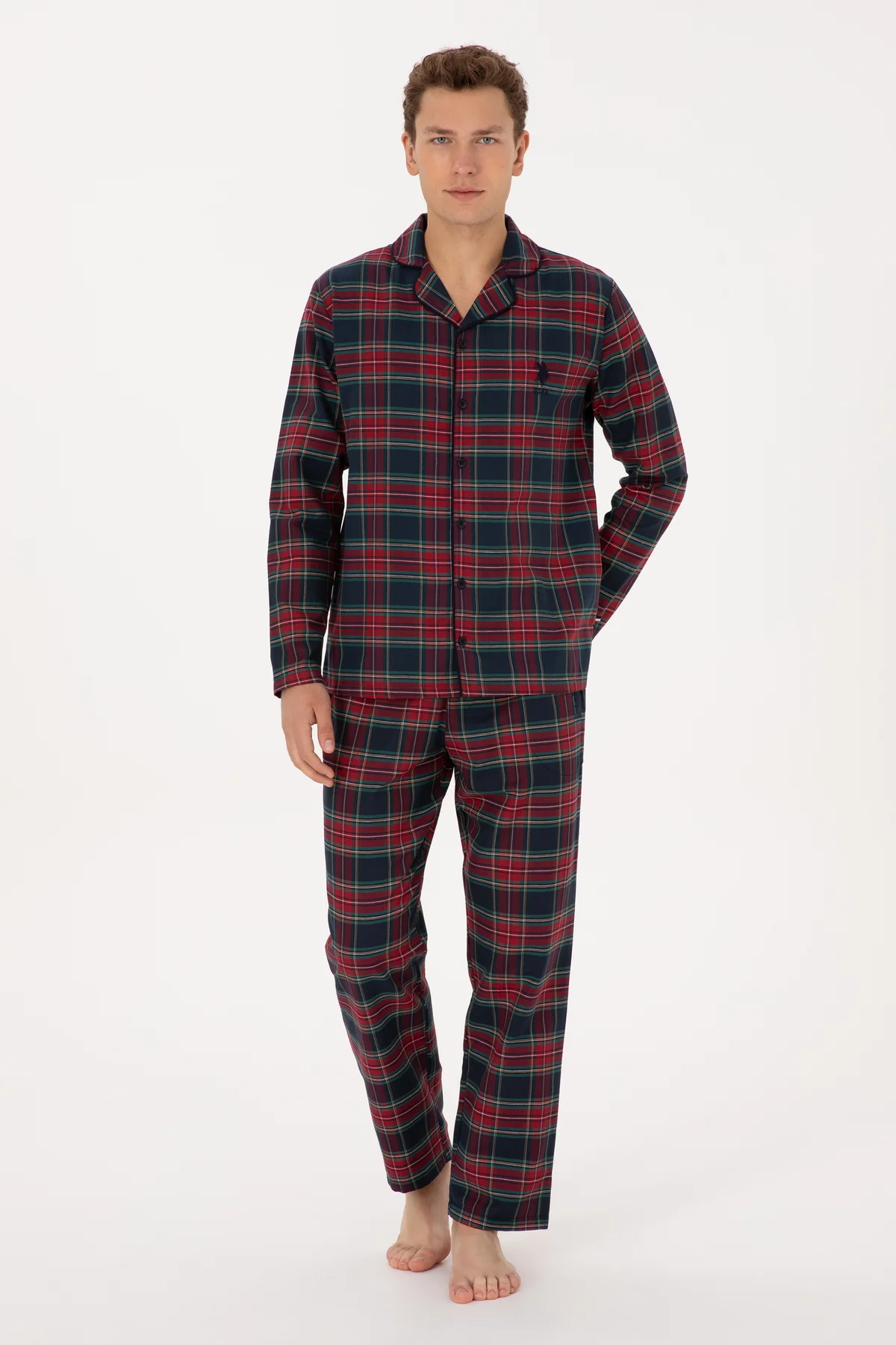 Erkek Bordo Pijama Takımı 50318614-VR014 Fiyatı, Yorumları ve Özellikleri