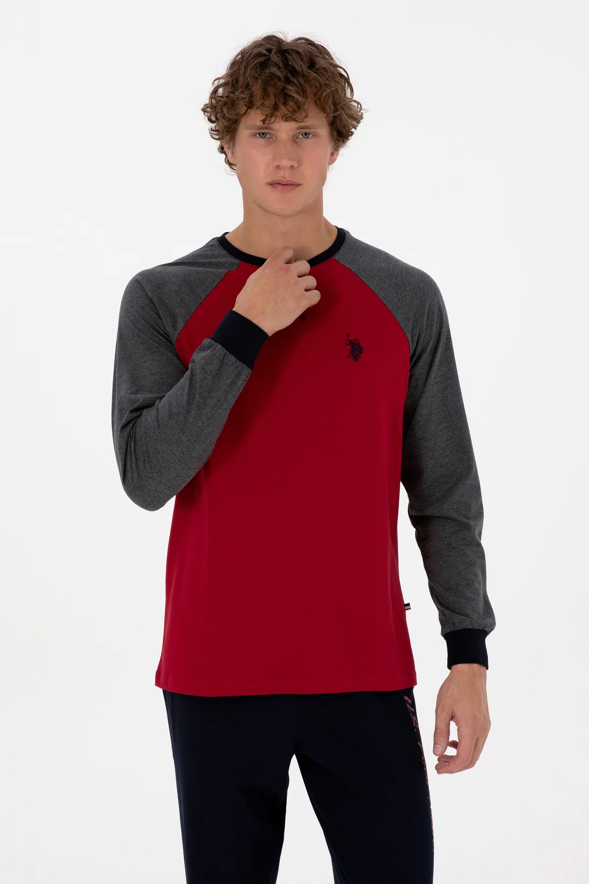 Erkek Bordo Pijama Takımı 50318618-VR014