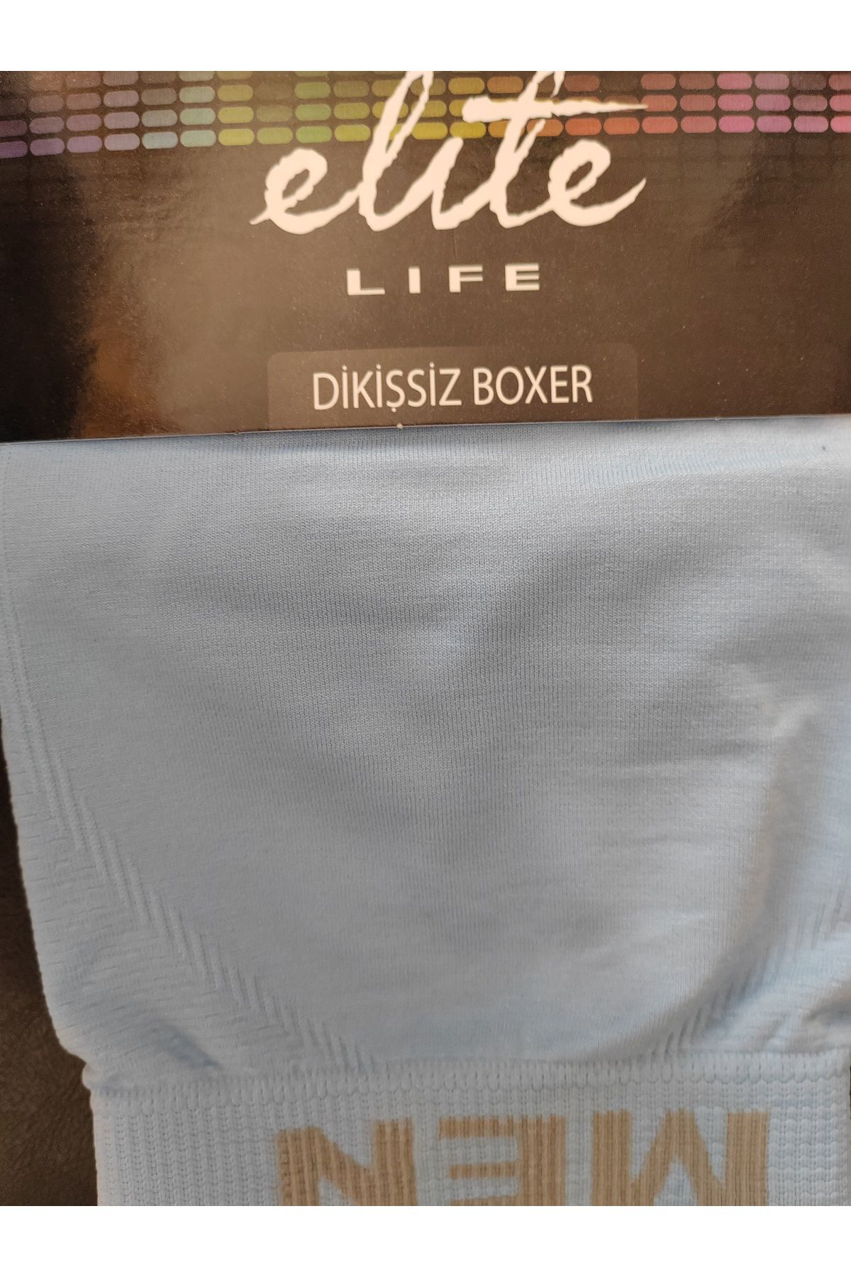 Erkek Boxer L-xl Elite Life Dikişsiz Lacivert (E 900)
