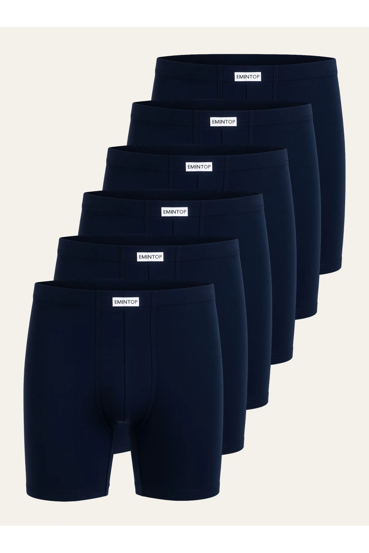 ERKEK BOXER SHORT 6'LI - LACİVERT BOXER ŞORT
